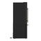 Milano 2-Piece 62-Inch Freestanding Dual Bottom Freezer Refrigerator in Black – 34.4 cu.ft, Touch Control, Ice Maker