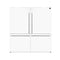 Milano 2-Piece 62-Inch Freestanding Dual Bottom Freezer Refrigerator, – 34.4 cu.ft, Touch Control, Ice Maker