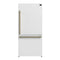 Milano 2-Piece 62-Inch Freestanding Dual Bottom Freezer Refrigerator, – 34.4 cu.ft, Touch Control, Ice Maker
