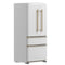 Luigi 33-Inch French Door Refrigerator, 18 cu.ft, Finish, Antique Brass Handles, ENERGY STAR Certified