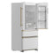 Luigi 33-Inch French Door Refrigerator, 18 cu.ft, Finish, Antique Brass Handles, ENERGY STAR Certified