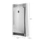 Rizzuto 28-Inch Upright Convertible Refrigerator, 32-Inch Wide, Right Swing, Decorative Grill, ENERGY STAR Certified