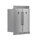 Rizzuto 56-Inch Convertible Refrigerator/Freezer Set, 27.6 cu.ft Total Capacity, Decorative Grill, ENERGY STAR Certified