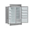 Rizzuto 56-Inch Convertible Refrigerator/Freezer Set, 27.6 cu.ft Total Capacity, Decorative Grill, ENERGY STAR Certified