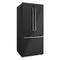 Gallipoli Espresso 30-Inch French Door Refrigerator, Bottom Freezer, 17.5 Cu. Ft., No Frost, Ice Maker