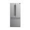Gallipoli 30-Inch French Door Refrigerator with Bottom Freezer, 17.5 cu.ft Capacity, , No Frost Technology, Built-In Ice Maker, Energy Efficient