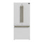 Gallipoli Espresso 30-Inch French Door Refrigerator, Bottom Freezer, 17.5 Cu. Ft., No Frost, Ice Maker