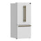 Gallipoli Espresso 30-Inch French Door Refrigerator, Bottom Freezer, 17.5 Cu. Ft., No Frost, Ice Maker