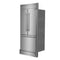 Gallipoli 30-Inch French Door Refrigerator, 17.5 cu.ft Capacity, Modern Decorative Grill, 34-Inch Width, , No Frost Technology, Energy Efficient