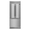 Gallipoli 30-Inch French Door Refrigerator, 17.5 cu.ft Capacity, Decorative Grill, 34-Inch Width, , No Frost Technology, Energy Efficient