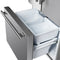 Gallipoli 30-Inch French Door Refrigerator, 17.5 cu.ft Capacity, Decorative Grill, 34-Inch Width, , No Frost Technology, Energy Efficient