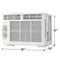 5,000 BTU Window-Mounted Room Air Conditioner