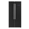 Salerno Espresso 33-Inch Side-by-Side Refrigerator, 15.6 Cu. Ft., Energy-Efficient, No Frost, Modern Design