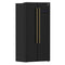 Salerno Espresso 33-Inch Side-by-Side Refrigerator, 15.6 Cu. Ft., Energy-Efficient, No Frost, Modern Design