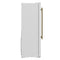 Salerno Espresso 33-Inch Side-by-Side Refrigerator, 15.6 Cu. Ft., Energy-Efficient, No Frost, Modern Design