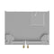 Salerno Espresso 33-Inch Side-by-Side Refrigerator, 15.6 Cu. Ft., Energy-Efficient, No Frost, Modern Design