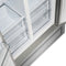 Salerno 37-Inch Built-In Refrigerator, 15.6 cu.ft, Modern Decorative Grill, ENERGY STAR Certified