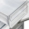 Salerno 37-Inch Built-In Refrigerator, 15.6 cu.ft, Modern Decorative Grill, ENERGY STAR Certified
