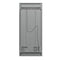 Salerno 37-Inch Built-In Refrigerator, 15.6 cu.ft, Modern Decorative Grill, ENERGY STAR Certified