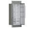 Salerno 37-Inch Built-In Refrigerator, 15.6 cu.ft, Decorative Grill, ENERGY STAR Certified