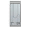 Salerno 37-Inch Built-In Refrigerator, 15.6 cu.ft, Decorative Grill, ENERGY STAR Certified