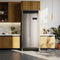 Salerno 37-Inch Built-In Refrigerator, 15.6 cu.ft, Decorative Grill, ENERGY STAR Certified