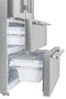Moena 36-Inch French Door Refrigerator, 19.2 cu.ft, Counter Depth, Ice Maker, Stainless Steel Interior Panel, ENERGY STAR Certified
