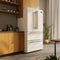 Moena Espresso 36-Inch French Door Refrigerator, 19.2 Cu. Ft., Frost-Free, Automatic Ice Maker, ENERGY STAR Certified