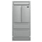 Moena 40-Inch French Door Refrigerator, , 19.2 cu.ft, Modern Decorative Grill, ENERGY STAR Certified
