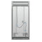 Moena 40-Inch French Door Refrigerator, , 19.2 cu.ft, Modern Decorative Grill, ENERGY STAR Certified