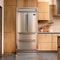 Moena 40-Inch French Door Refrigerator, , 19.2 cu.ft, Modern Decorative Grill, ENERGY STAR Certified