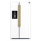 Salerno Espresso 36-Inch Side-by-Side Refrigerator, 20 Cu. Ft., Frost-Free, Ice & Water Dispenser, ENERGY STAR Certified