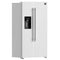 Salerno Espresso 36-Inch Side-by-Side Refrigerator, 20 Cu. Ft., Frost-Free, Ice & Water Dispenser, ENERGY STAR Certified
