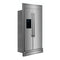 Salerno 40-Inch Built-In Refrigerator, 20 cu.ft, Modern Decorative Grill, ENERGY STAR Certified
