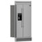 Salerno 40-Inch Built-In Refrigerator, 20 cu.ft, Decorative Grill, ENERGY STAR Certified