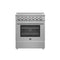 Paolo 30-Inch Freestanding Electric Range, , 4.38 cu.ft, True Convection Oven, Energy Efficient
