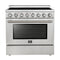 Paolo 36 Inch Freestanding Electric Range, , 5.44 cu.ft, True Convection Oven, Energy Efficient