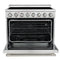 Paolo 36 Inch Freestanding Electric Range, , 5.44 cu.ft, True Convection Oven, Energy Efficient