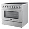 Paolo 36 Inch Freestanding Electric Range, , 5.44 cu.ft, True Convection Oven, Energy Efficient