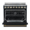 Paolo 36 Inch Freestanding Electric Range, , 5.44 cu.ft, True Convection Oven, Energy Efficient