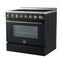 Paolo 36 Inch Freestanding Electric Range, , 5.44 cu.ft, True Convection Oven, Energy Efficient