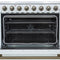 Paolo 36 Inch Freestanding Electric Range, , 5.44 cu.ft, True Convection Oven, Energy Efficient
