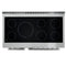 Paolo 48 Inch Freestanding Electric Range, Stainless Steel, 6.7 cu.ft, True Convection Oven, Energy Efficient