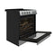 Leonardo Espresso 30-Inch Stainless Steel Electric Range, True Convection, Energy Efficient
