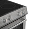 Leonardo Espresso 30-Inch Stainless Steel Electric Range, True Convection, Energy Efficient