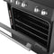 Leonardo Espresso 30-Inch Black Electric Range, True Convection, Energy Efficient