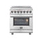 Massimo 30-Inch Freestanding Electric Range, True Convection Oven