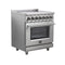 Massimo 30-Inch Freestanding Electric Range, True Convection Oven