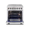 Massimo 30-Inch Freestanding Electric Range, True Convection Oven