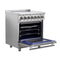 Massimo 30-Inch Freestanding Electric Range, True Convection Oven